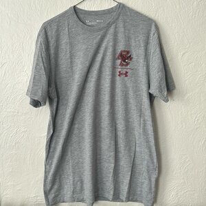 Gray Under armour Boston College (BC) tshirt